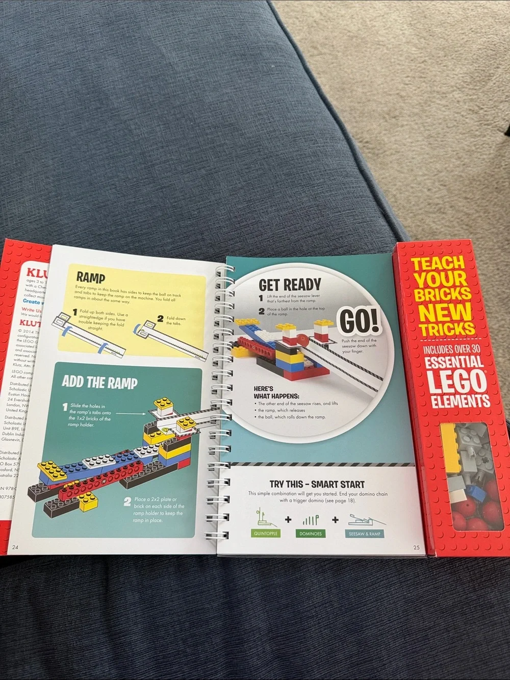 Lego Chain Reactions Kit - White, Red, Blue, Yellow